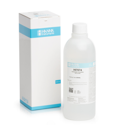 Electrode Cleaning Solution for Inorganic Substances (500 mL), Hanna Instruments, HI7074L