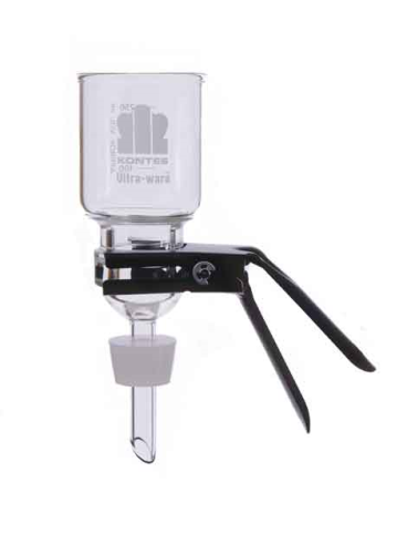 Microfiltration Funnel with Stainless Steel Support, 47 mm Diameter Support