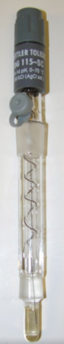 pH Combination Electrode, DG115-SC, Glass Body, Mettler Toledo, 89806