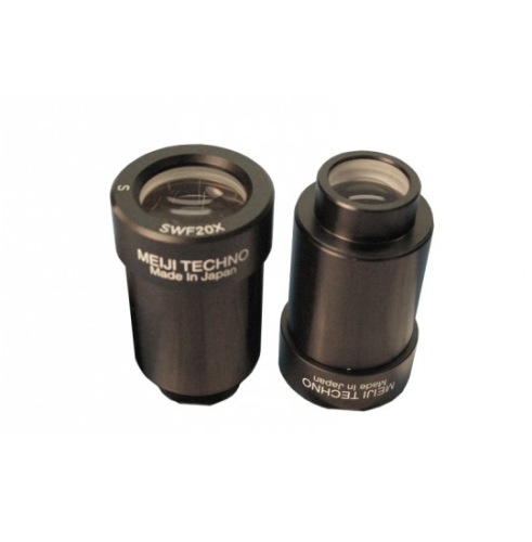 20X Super Wide Field Eyepiece (Pair) FN 11.5, with 25 mm Reticle Mount, Meiji Techno America, MA504