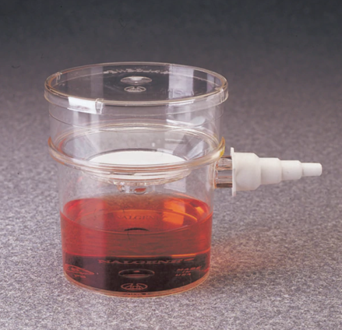 155 Filter Units - 150-ml Capacity, MF75 Series, polystyrene housing, SFCA membrane. Nalgene 155-0020