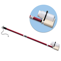 Nasco Sampling LLC Sampler, Nabber, with 4 to 6.5 Ft Adjustable Aluminum Pole and 500 mL Bottle, B01229