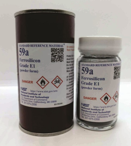 Ferrosilicon Grade E1, Standard Reference Material, 50 g, NIST 59A