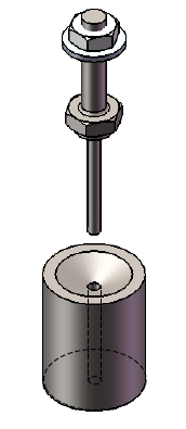 Extra Punch and Die Set, 3.0 mm for Parr Model 2811 Pellet Press, Parr, A51PR14