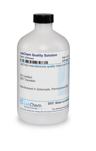 Chloride Standard, 1000 ppm (1 mL = 1 mg Cl-) (0.0282 N) (NaCl in Water), 500 mL, LabChem, LC130001