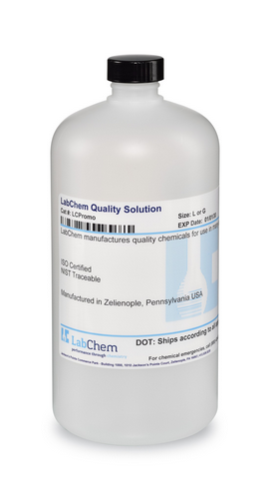 Conductivity Standard, 10,000 micromho/cm, 1 L Poly Bottle, Labchem, LC187772