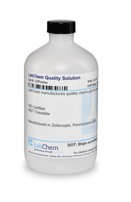 Fluoride Standard, 0.5 ppm (1mL = 0.0005mg F-), 500 mL, LabChem, LC145551