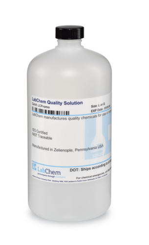 Potassium Dichromate, 0.1N (0.0167M), 1 L Poly Bottle, LabChem, LC189802
