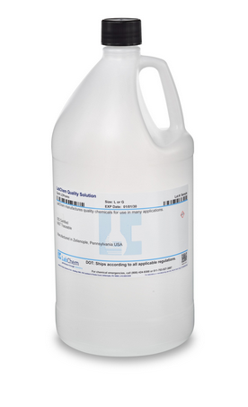 Sodium Hydroxide, 0.25 N (0.25 M), 4 L Poly Bottle, Labchem, LC243004