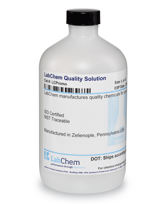 Sodium Hypochlorite, 5% w/v, ACS, 500 mL Poly Bottle, LC246301