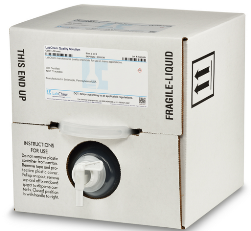 TCLP Extraction Fluid #1, 10 L Cubitainer, LC259956 (Non-Regulated)
