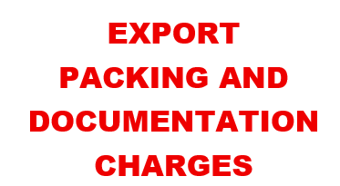 Export Packing and Documentation Charges, PSI-SPCHG-01