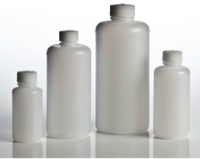 Bottles, UltraLab TraceClean EPA Level 3, with Certificate, High-Density Polyethylene (HDPE) with Polypropylene (PP) Caps, 125 mL, 48/CS, 3213-B004