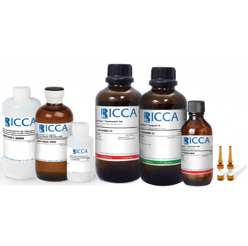 Sulfur ICP Standard, 1 mL = 1 mg S (1,000 ppm S), (NH4)2SO4 in H2O, 100 mL Poly Bottle, Ricca Chemical PS1KW-100 (Non-Regulated)