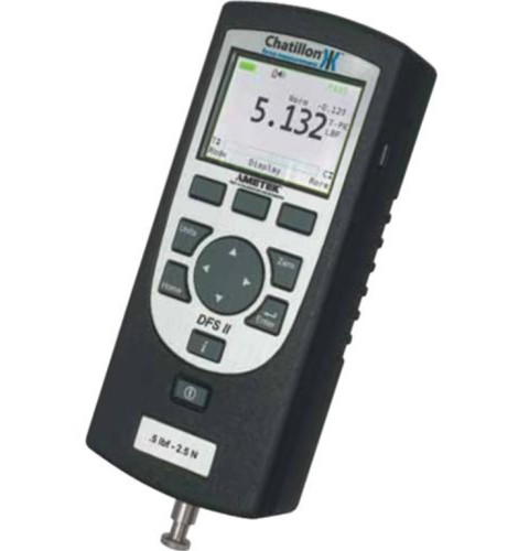 Chatillon Digital Force Gauge, 200 x 0.02 lbf, Ametek DFS2-200