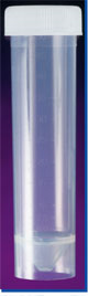 50 mL Transport Vial, Polypropylene-Copolymer, Natural Tube with Blue Cap, 500/CS