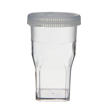 Blood Cell Counter Polystrene Vials with Caps, 25 mL, 720/PK
