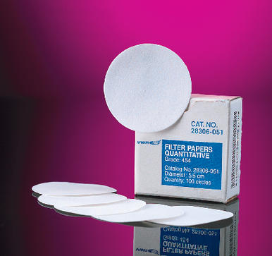 Filter Paper, Quantitative, Grade 454, 11 cm (Package of 100)