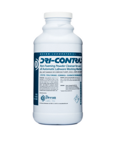 Dri-Contrad Detergent, Non-Foaming Powder, for Lab Washers, 2 kg, Decon Labs, 2002