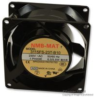 Axial Fan, 3115FS Series, 230 VAC, 0.57 cu. m/min