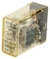 Power Relay, SPDT, 24 VDC, 10 A, RH Series, Socket Mount, Non-Latching Coil