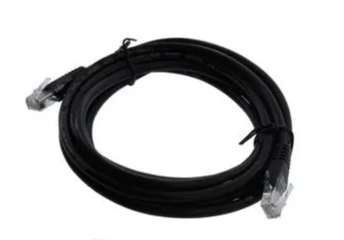 Ethernet Cable, Patch Lead, Cat5e, RJ45 Plug to RJ45 Plug, Black, 3 m, PRO Signal, PS11076