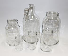 Wide Mouth Glass Bottles