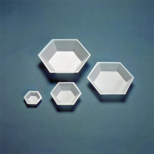 Hexagonal Polystrene Weighing Dishes, Large, 200 mL Capacity, 500/CS, Eagle Thermoplastics Inc, HWB-475