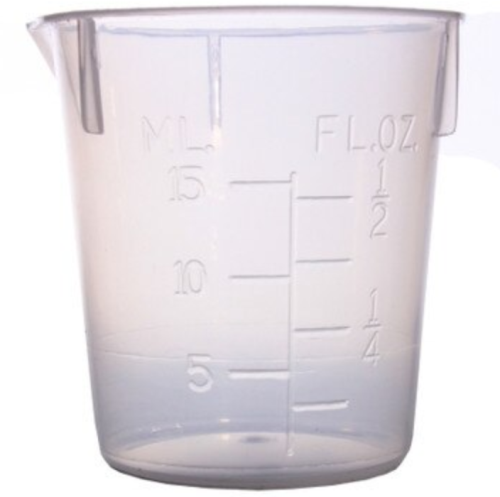 Beaker, Disposable, Polypropylene, 50 mL, 100/PK or 1000/CS, Maryland Plastics, L-122