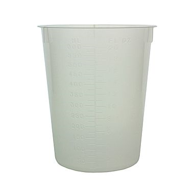 Beaker, Disposable Polypropylene (PP), 600 mL, 25/PK or 20 PKs/CS, Maryland Plastics L-127