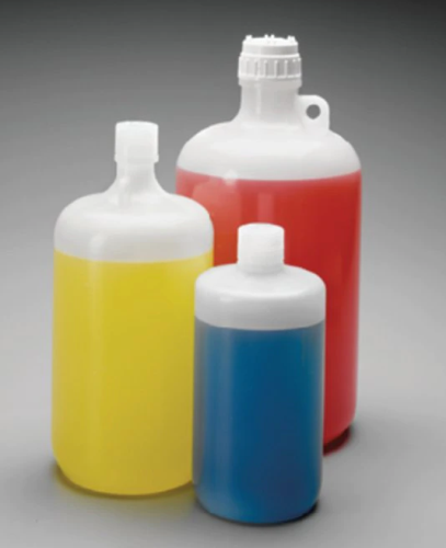 Nalgene Bottle, Narrow-Mouth Low-Density Polyethylene (LDPE) with Polypropylene (PP) Screw Cap, Round, 8 L, 1/PK or 6/CS, Thermo Scientific, 2202-0020