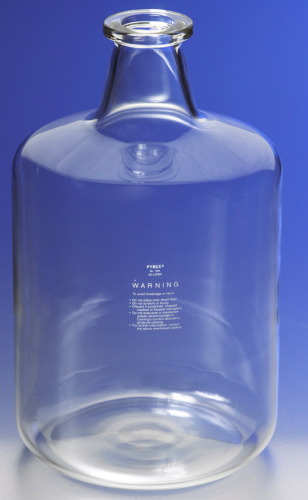 PYREX Solution Bottle with Tooled Neck, 13.25 L / 3.5 gallon, Corning, 1595-3X