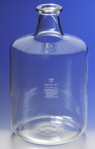 PYREX Solution Bottle with Tooled Neck, 44.5 L / 12 gallon, Corning, 1595-12
