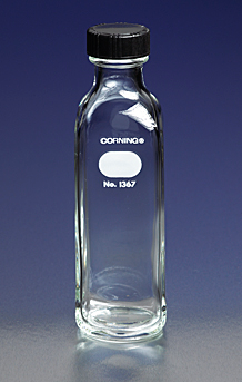 PYREX Bottle, Narrow-Mouth Milk Dilution with Phenolic Screw Cap, 160 mL, Corning, 1367-160