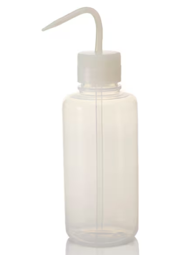 Nalgene Wash Bottle, Teflon Fluorinated Ethylene Propylene (FEP) with Ethylene Tetrafluoroethylene (ETFE) Cap, Stem and Draw Tube, Narrow-Mouth, 500 mL, 1/PK or 4/CS, Thermo Scientific, 2403-0500
