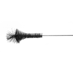 Bottle Brush, Black Bristle with fan Tip, Babcock Milk Test, 9 in. length