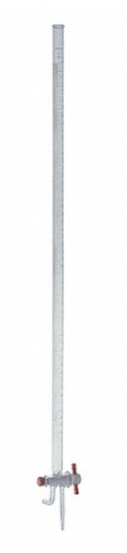 Buret, Class A, Serialized and Certified, with Three-Way Stopcock, white scale, 25 mL 17052F-25