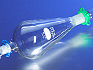 Replacement Flask, for Kuderna-Danish (KD) Concentrator, 500 mL. Includes Springs and clamp, Corning 2158-500FO.
