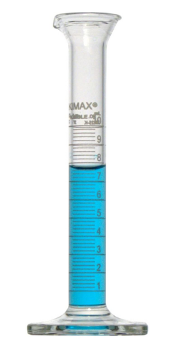 Graduated Cylinder, Calibrated To Deliver, Educational Grade, 10 mL, 0.2 mL Graduation Intervals, 20025K-10
