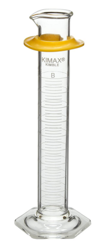Graduated Cylinder, Calibrated To Deliver, Double Metric Scale, Class B, 25 mL, 0.5 mL Graduation Intervals, 20030-25