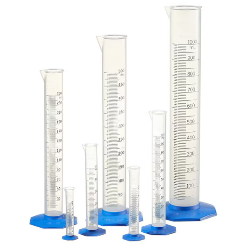 Nalgene Graduated Cylinder Economy, Variety Pack (10/25/50/100/250/500/100 mL) Polypropylene Copolymer (PPCO) 3662-1234