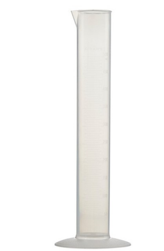Nalgene Graduated Cylinder, Economy, Polypropylene (PP) 500 mL, 3664-0500