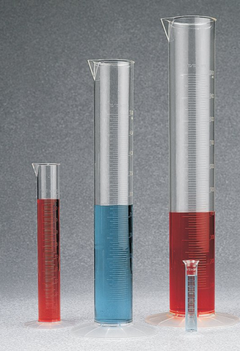 Nalgene, Cylinder, Graduated, Polymethylpentene, 500 mL, 3665-0500