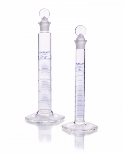 Graduated Cylinder, Calibrated To Contain, Class B, Mixing, Blue Scale, 1000 mL, 10 mL Graduation Intervals, 20040-1000