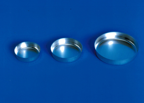 Weighing Dish, Aluminum, Round, Disposable, Smooth, without  Tabs, 70 mm.