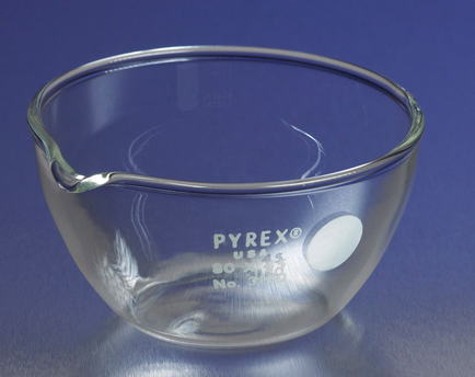 Dish, Pyrex, Evaporating, 140 mL, 80 mm x 40 mm, Corning 3180-80