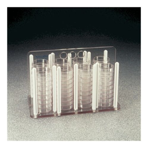 Nalgene Petri Dish Rack, for 100 mm Petri Dishes, Polycarbonate, 2/CS, 5920-0060