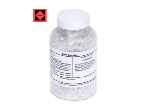 Boiling Granules, Plain, Hengar. Granule size is 4 mesh, Bottle of 500 grams, Troemner, 901800