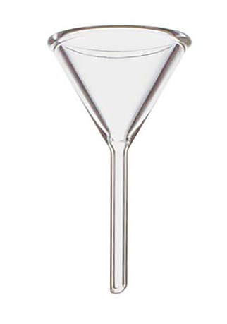Funnel, 25 mm Top, Glass, 6/PK, Short Stem, 58 degree Angle, 28950-25