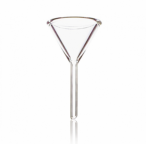 Funnel, Glass, Short Stem, 19 mL, 58 Degree Angle, 28950-45